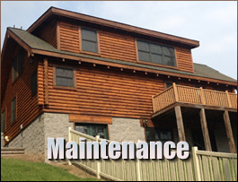  Minnie, Kentucky Log Home Maintenance