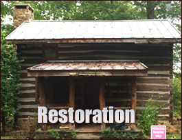 Historic Log Cabin Restoration  Minnie, Kentucky